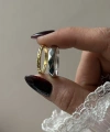 Golden-Silver Classic Yüzük