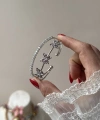 Prenses Pembe Taşlı Kelebek Rüyası Kelepçe Bileklik