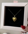 Fotoğraflı Kapaklı Kalp Kolye (1,5cm)