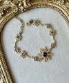 Amethyst Soleil Zincir Bileklik