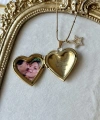 Yazılı ve Yıldız Charmlı Fotoğraflı Kolye (2,1 cm)