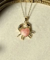 Pink Crab Kolye