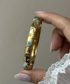 Mavi Taşlı Güneş ve Hilal Kelepçe