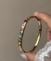 Renkli Taşlı Kelepçe