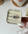 Amethyst Snowflake Yüzük