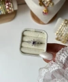 Amethyst Snowflake Yüzük