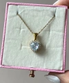 Aqua Heart Kolye