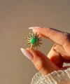 Emerald Sunburst Yüzük