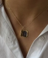 Kuzey Yıldızlı Çift Fotoğraflı Kolye | 925 Gümüş (1,6 cm)