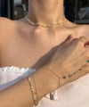 Gilded Eye Amulet Gümüş Bileklik ve Kolye Seti
