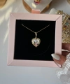 Gilded Secret Heart Kolye