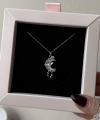 Moon Pearl Drop Kolye
