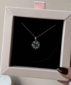 Mystic Blue Blossom Kolye