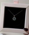 Mystic Blue Blossom Kolye