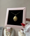 Oval Fotoğraflı Kolye