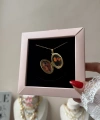 Oval Fotoğraflı Kolye