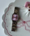 Pembe Kadran Klasik Vintage Saat