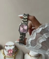 Pembe Kadran Klasik Vintage Saat