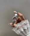Pembe Kelebek Vintage Saat