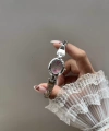 Pembe Kelebek Vintage Saat