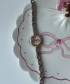Pembe Parıltı Vintage Saat