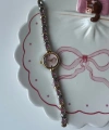 Pembe Parıltı Vintage Saat