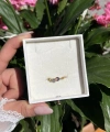 Mor Taşlı Mini Vintage Yüzük