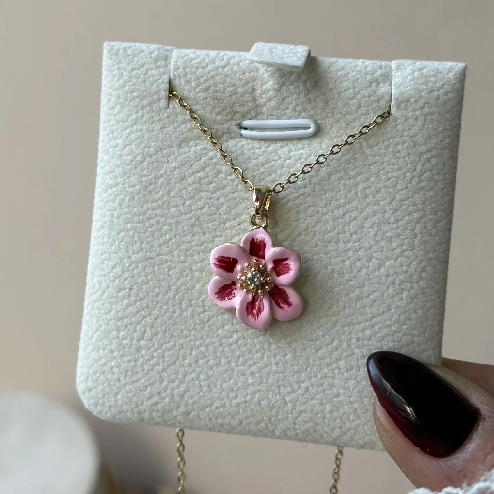 Velaré Pink Kolye