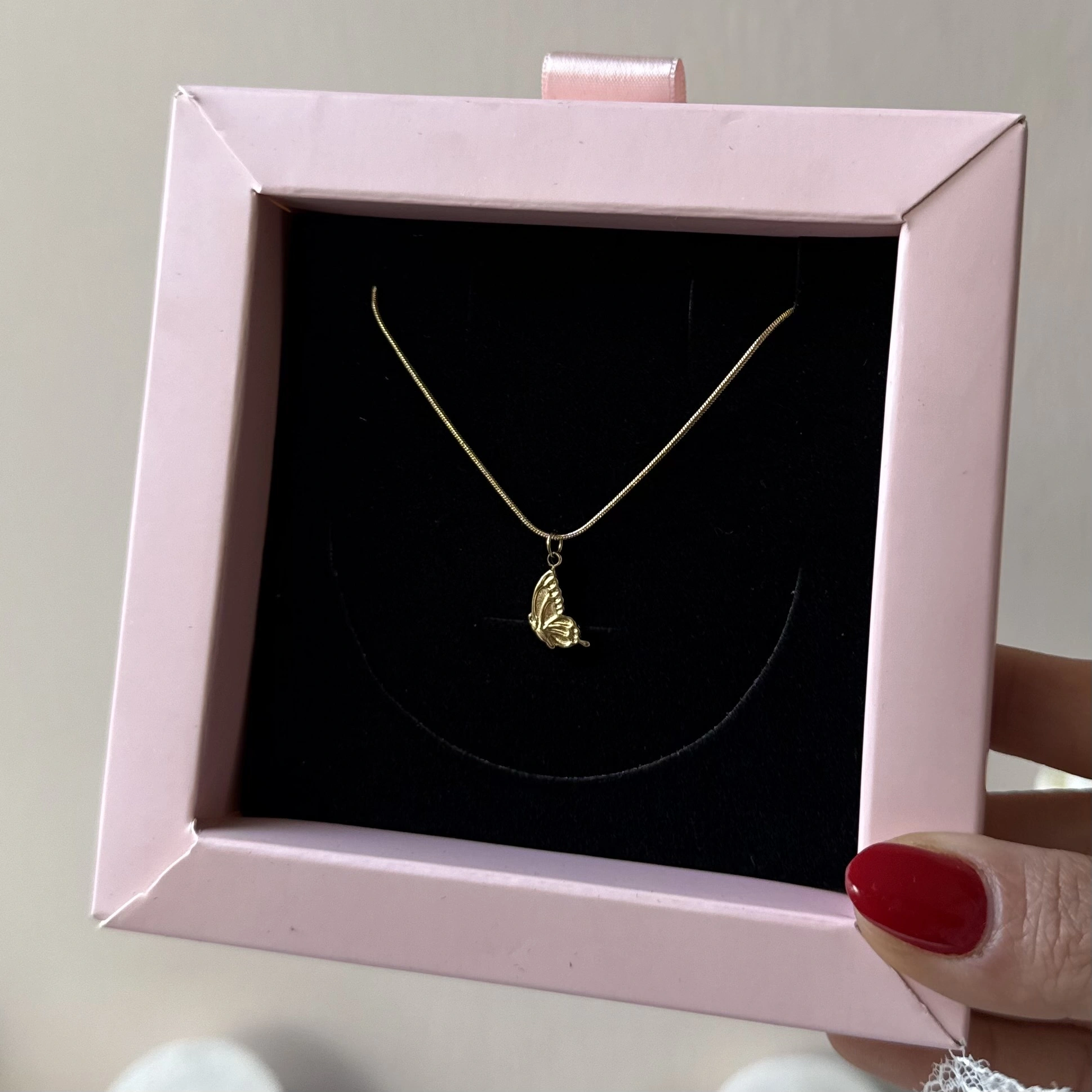 Mini Kelebek Kolye