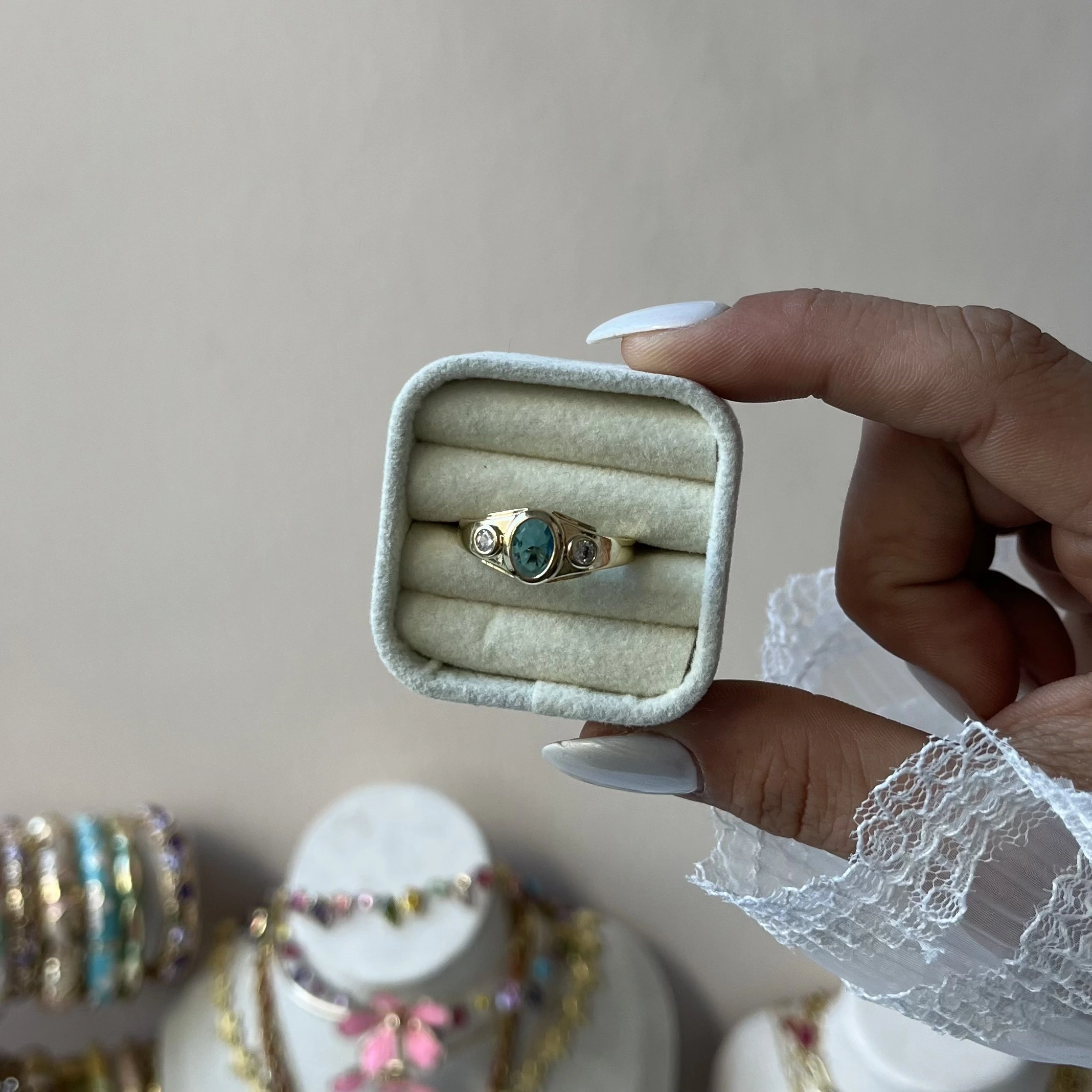 Moonstone Yüzük