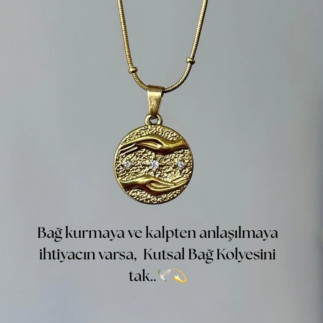 Vintage Kutsal Bağ Kolye