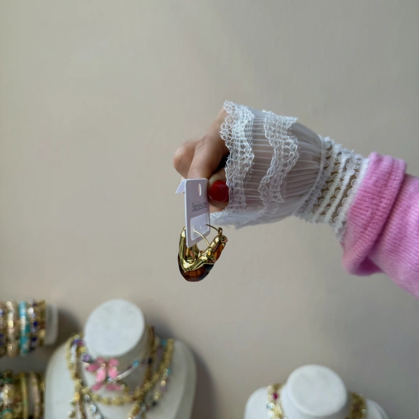 Cocoa Ring Küpe