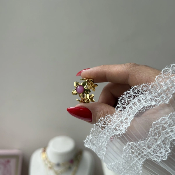 Flora Pearl Vintage Yüzük