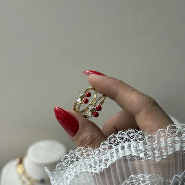 Cherry Duo Yüzük