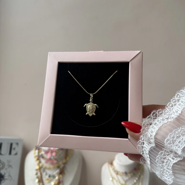 Aurea Turtle Kolye