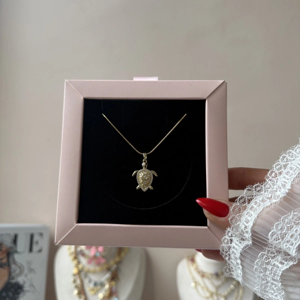 Aurea Turtle Kolye