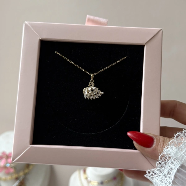Élégance Swan Kolye