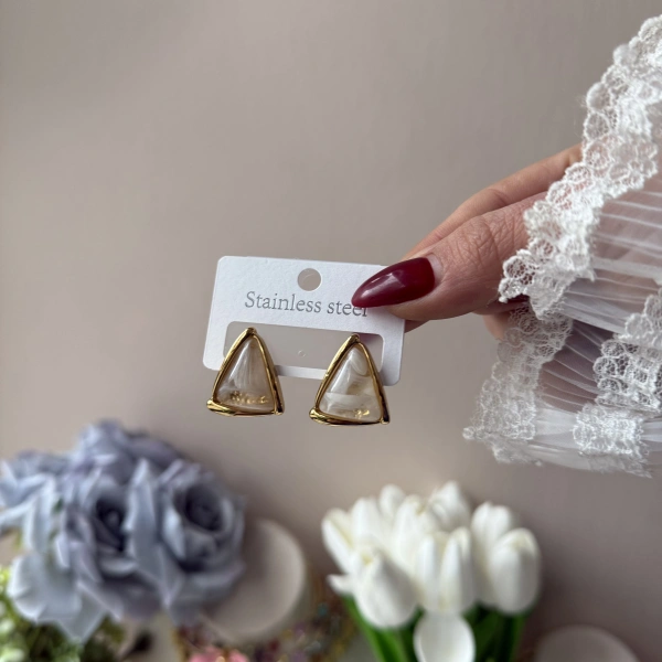 Golden Prism Küpe