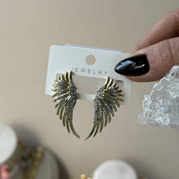 Winged Whisper Küpe