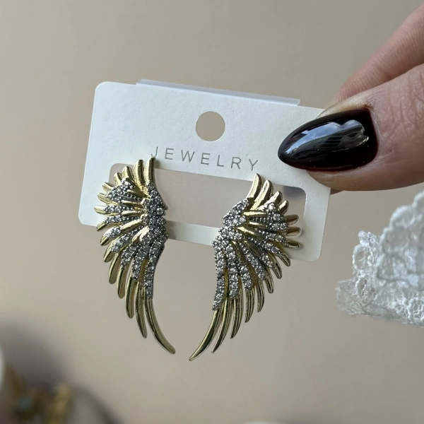 Winged Whisper Küpe