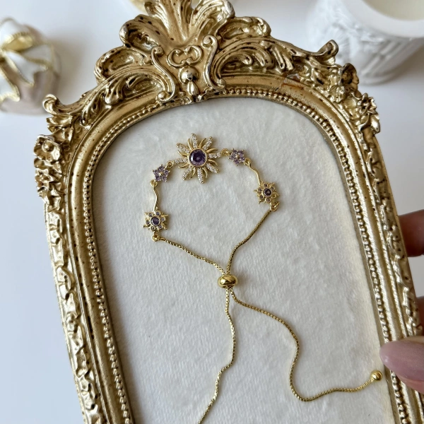 Amethyst Soleil Asansörlü Bileklik