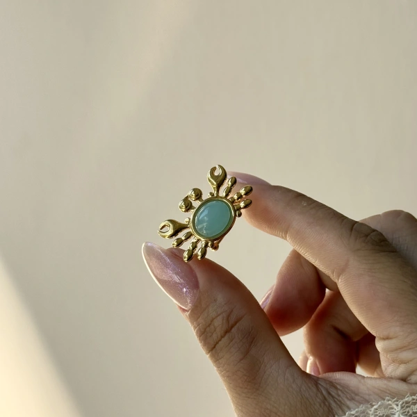 Azure Crab Yüzük