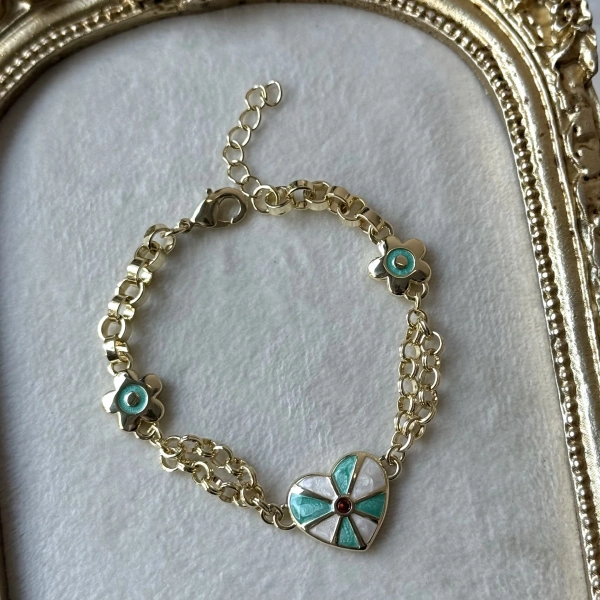 Kalp Charm Bileklik