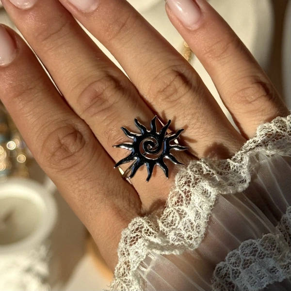 Spiral Güneş Yüzük