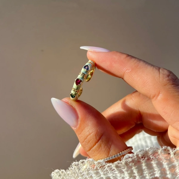 Gem Band Yüzük