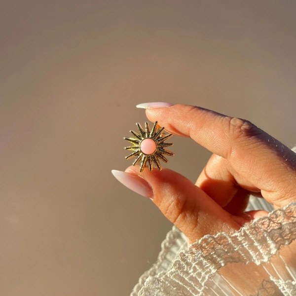 Gilded Starburst Yüzük