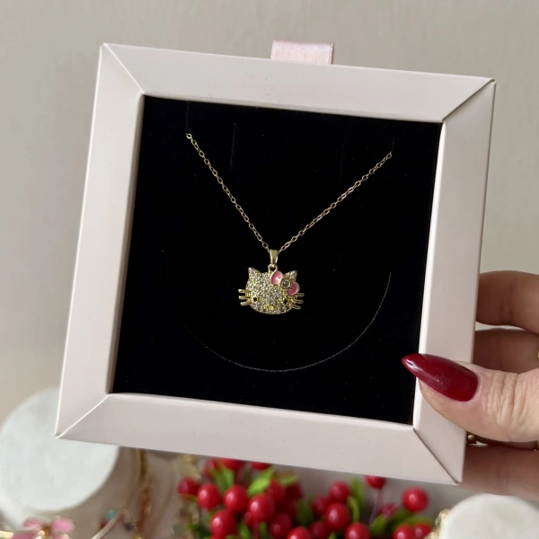 Golden Hello Kitty Kolye