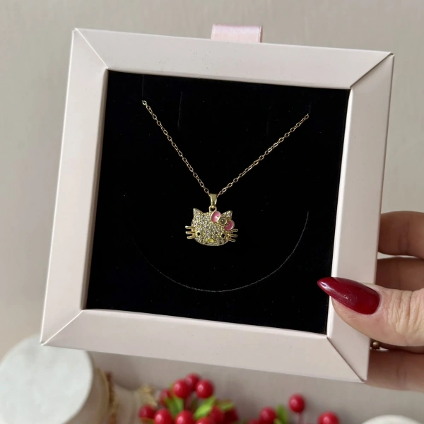Golden Hello Kitty Kolye