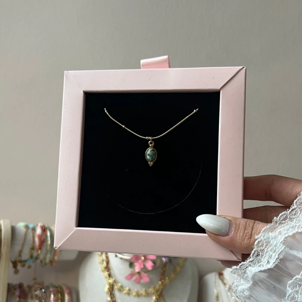 Green Drop Kolye