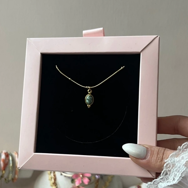 Green Drop Kolye